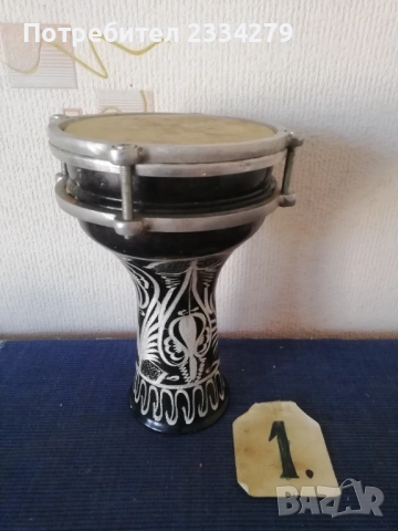 Стари ударни инструменти, ТАРАМБУКИ, ДАЙРЕТА, ръчно изработени в различни държави. , снимка 3 - Ударни инструменти - 52094233