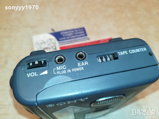SONY WALKMAN-MADE IN JAPAN 3110210847, снимка 9 - Радиокасетофони, транзистори - 34637912