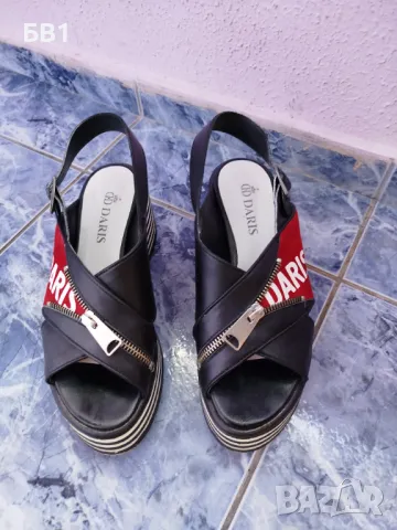 Дамски летни сандали DARIS  39н, снимка 2 - Маратонки - 50324583