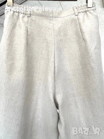 Елегантен ленен панталон  LADY H. EXCLUSIV VON PETER HAHN - лято- есен, снимка 10 - Панталони - 52102033