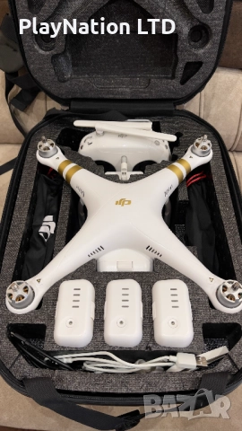 DJI Phantom 3 Pro + 4 батерии + раница 