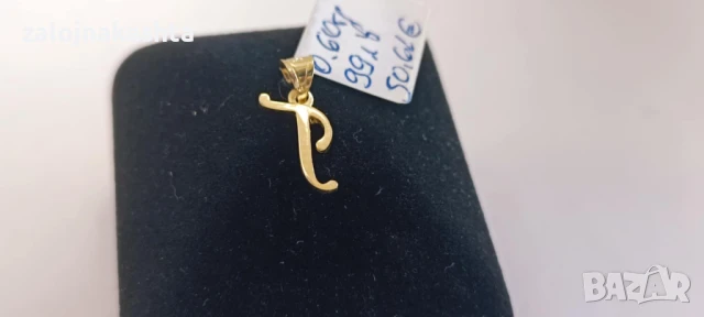 Нова Златна буква-Г-0,60гр/14кр, снимка 3 - Колиета, медальони, синджири - 51331416