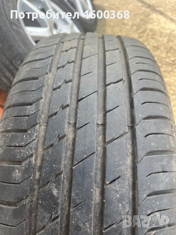 Джанти ENZO с летни гуми DOT4822 ET35 7J 5x112 66.6 , снимка 7 - Гуми и джанти - 53802797