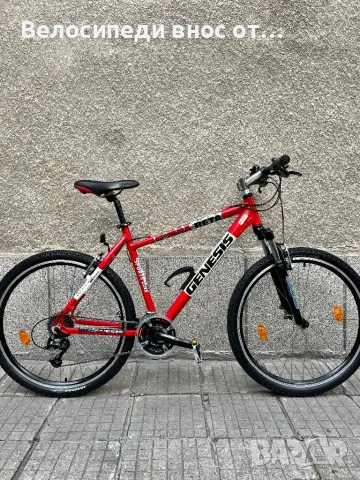 Алуминиев велосипед 26 цола 24 скорости преден амортисьор аиро капли палцови команди много запазено 