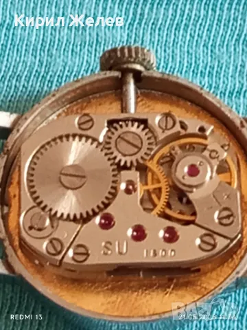 Стар механичен часовник дамски Лъч СССР за части ремонт КОЛЕКЦИЯ 48122, снимка 6 - Антикварни и старинни предмети - 50372766