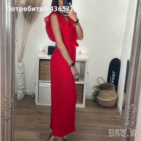 Уникални гащеризон, дължина до прасеца ,лек и ефирен,стои много стилно , снимка 2 - Гащеризони - 51074277