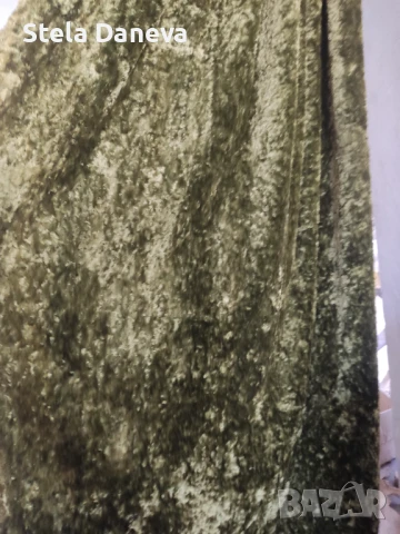 Запазена зелена завеса/перде, размер 120х220 