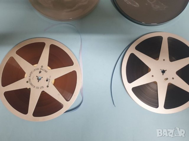 Лот от две 18см алуминиеви магнетофонни ролки Ferrograph С лента. В много добро състояние. Комплект, снимка 3 - Други музикални жанрове - 40522926