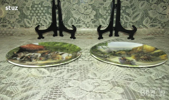 Колекционерски декоративни порцеланови чинии Royal Doulton, сет 2 бр. , снимка 6 - Декорация за дома - 55775440
