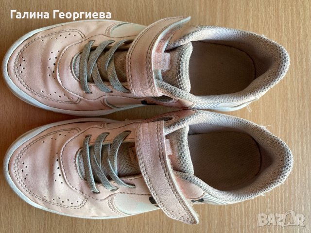 Кожени розови маратонки 32 номер, снимка 2 - Детски маратонки - 38664765