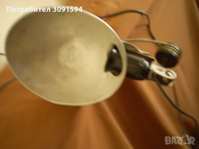 Винтидж осветителна  Рефлекторна лампа за фотограф, работна лампа СССР продукт, снимка 3 - Колекции - 49380996