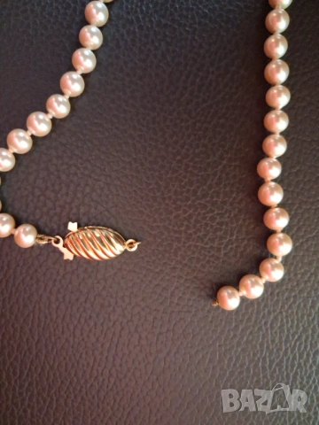 Дамско колие - перли и обеци, снимка 6 - Колиета, медальони, синджири - 47324874