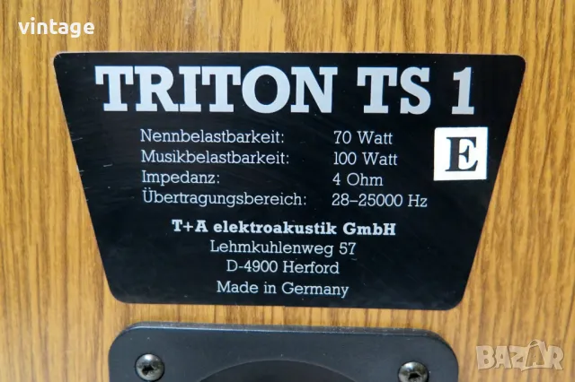 T+A TRITON TS 1E, снимка 8 - Тонколони - 47688281