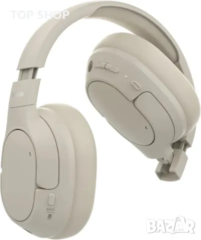 Безжични слушалки Belkin SoundForm Isolate, Bluetooth, 60 часа, дълбок бас, снимка 3 - Bluetooth слушалки - 49945000