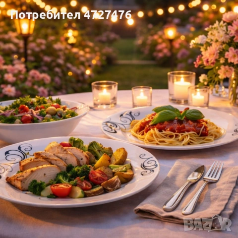 Комплект чинии 24 части с елегантен винтидж дизайн – Възвишен стил за всяка трапеза, снимка 4 - Прибори за хранене, готвене и сервиране - 53342170