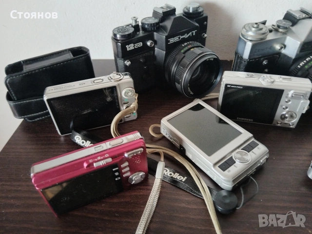 Разменям дигитални фотоапарати за Руски лентови ZENIT, с обективи. , снимка 10 - Фотоапарати - 53614718