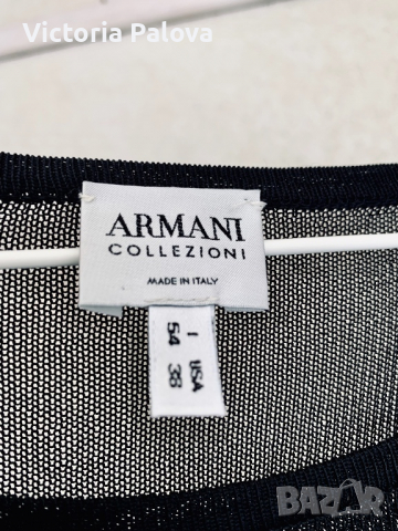 Оригинал ARMANI COLLEZIONI  prêt-á-porter,блуза-рокля, снимка 2 - Блузи с дълъг ръкав и пуловери - 36293635