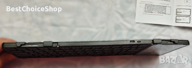 Сгъваема Bluetooth клавиатура с тъчпад – QWERTZ подредба, снимка 6 - Клавиатури и мишки - 53358889