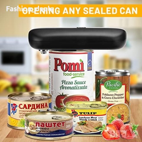Нова автоматична електрическа отварачка за консерви/Кухня,ресторант,готвач/подарък, снимка 7 - Други стоки за дома - 41138544