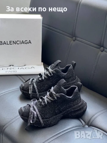 Balenciaga Дамски Черни Маратонки от 36 до 40 номер👟Дамски Спортни Обувки Баленсиага Код E501, снимка 2 - Маратонки - 50703347