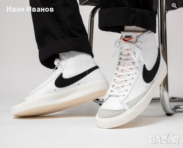 кецове/ маратонки  NIKE BLAZER MID '77 OG QS  номер 42-42,5, снимка 3 - Маратонки - 40727353