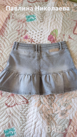 Дънкова пола Mayoral , снимка 2 - Детски рокли и поли - 36216153