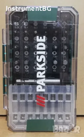 Комплект битове и вложки Parkside / Парксайд /  - 37 части