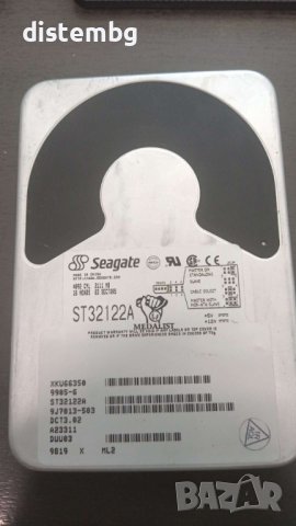 Твърд диск ST32122A - Seagate Medalist 2122 Series 2.1GB 4500RPM IDE Ultra ATA/33 (ATA-4) 128KB