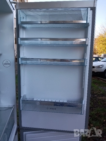 XXL иноксов комбиниран хладилник с фризер Бош Bosch с 2 години гаранция!, снимка 6 - Хладилници - 52427997