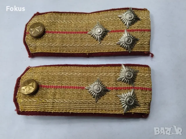Стари офицерски соц.пагони Българска Народна Армия