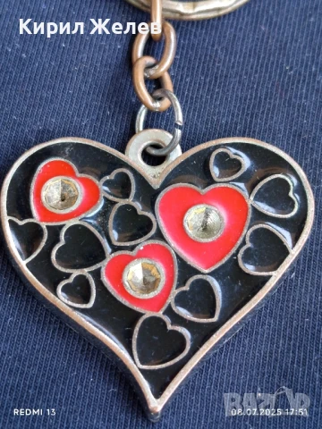 Красив ключодържател СЪРЦЕ ❤️ подходящ аксесоар за раници 27253, снимка 3 - Други - 50953247