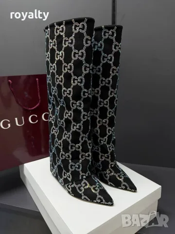 Gucci Нови Дамски Ботуши Гучи , снимка 5 - Дамски ботуши - 56135308