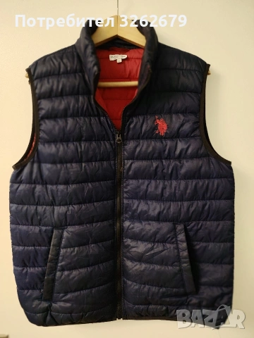 us polo assn оригинален елек размер М, снимка 6 - Якета - 53187293