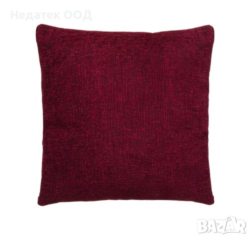 Декоративна възглавница Bordeaux Chenille, 52x52см, Бордо, снимка 1 - Възглавници - 41021212