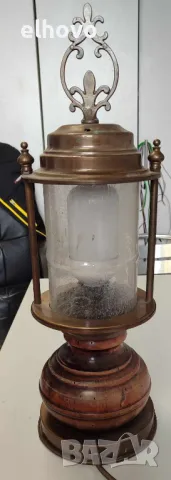 Стара месингова лампа, снимка 8 - Други ценни предмети - 48597197