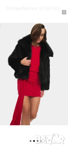 Пухено яке, снимка 3 - Якета - 52816664