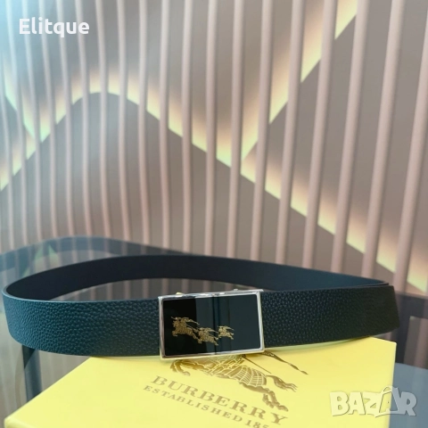 колани от естествена кожа в кутия Burberry , снимка 5 - Колани - 52742050