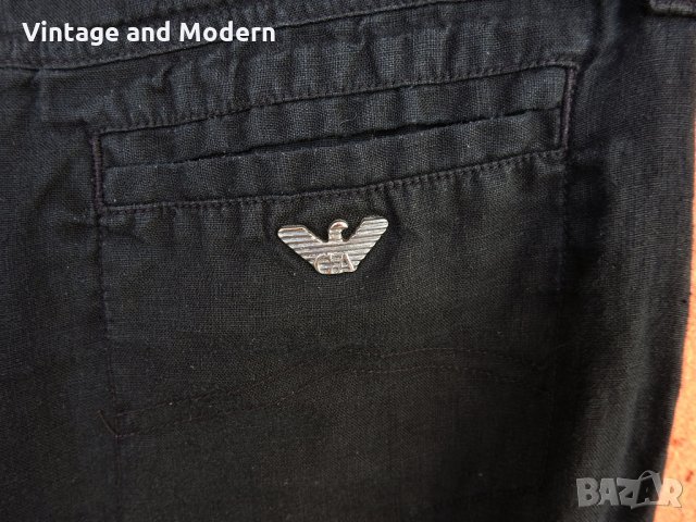 ARMANI оригинален дамски ленен панталон W31" (L) панталони, снимка 12 - Панталони - 34339683