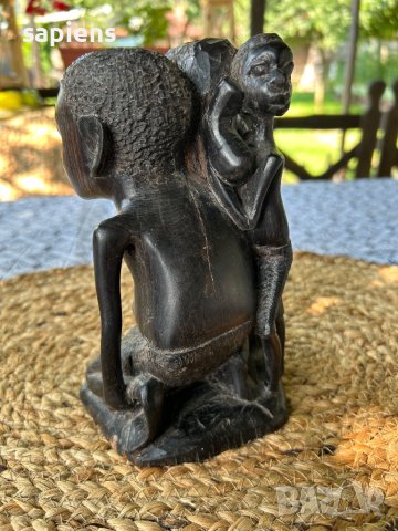 Дървопластика “Майката на черна Африка”, снимка 4 - Антикварни и старинни предмети - 41474934
