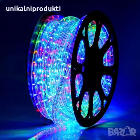 ПРОМОЦИЯ 100м многоцветен LED маркуч със захранване 149лв