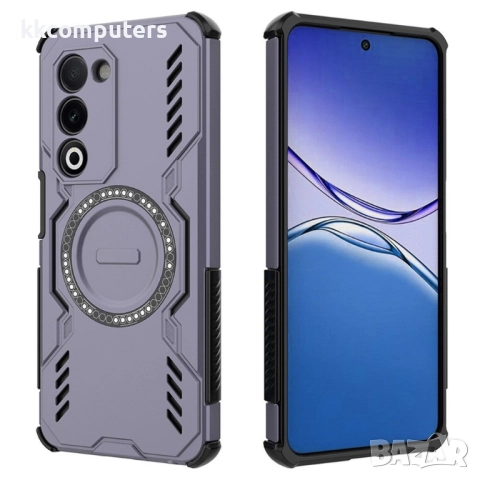 Oppo A5 5G магнитен калъф Butterfly Armor – PC + TPU - 5 цвята, снимка 3 - Резервни части за телефони - 51607414