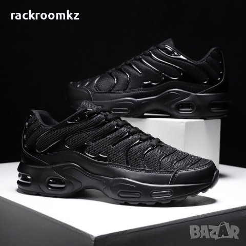 Мъжки маратонки с въздушни камери в черен цвят , снимка 2 - Маратонки - 41531153