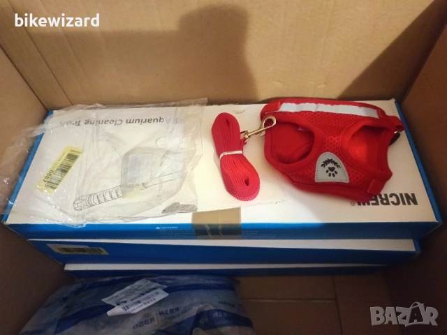 Нагръдник за котки Ranphy с каишка, регулируем, светлоотразителен, подплатена НОВ, снимка 5 - За котки - 51414315