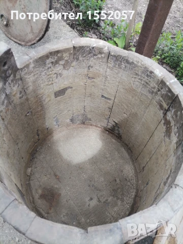 Дървена старинна каца , снимка 3 - Декорация за дома - 50482088