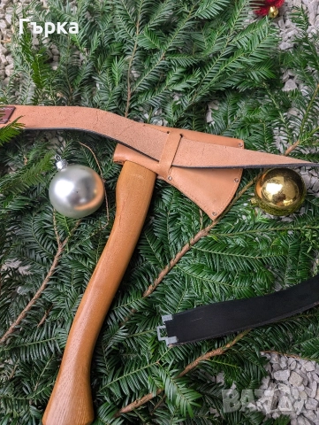 Немска брадва с кожен Пожарникарски колан, снимка 11 - Антикварни и старинни предмети - 52774111