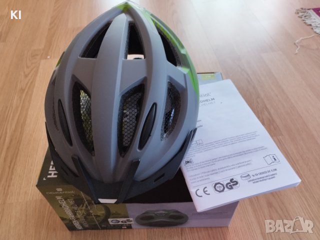 Нова каска размер S/M; 55/59 см. с вградена LED светлина (3 вида), снимка 4 - Спортна екипировка - 44181063