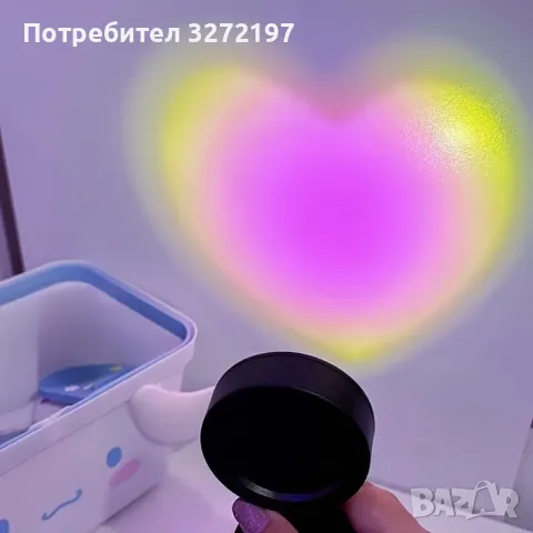 Лампа За Проекция На Сърце-Любов, снимка 6 - Прожектори - 50313266