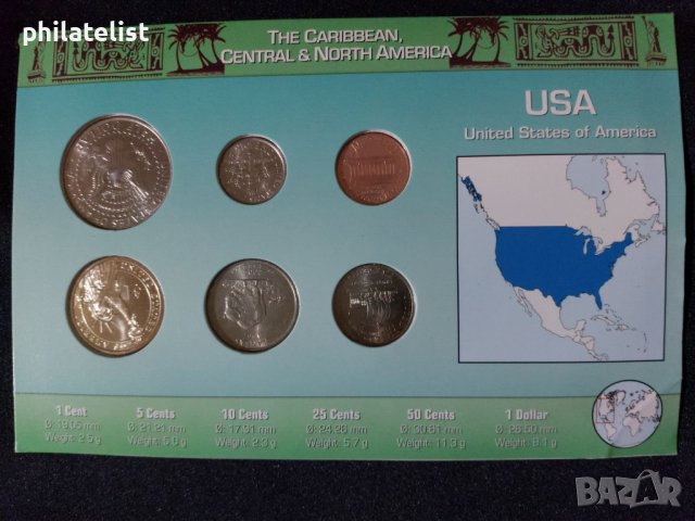 Комплектен сет - САЩ от 6 монети - 2004-2007, снимка 2 - Нумизматика и бонистика - 44480120