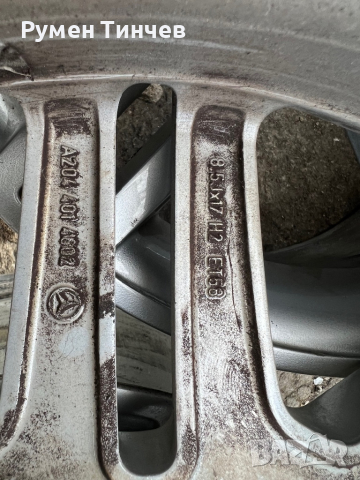 Оригинален джанти за Мерцедес  17 ки, снимка 7 - Гуми и джанти - 44637459