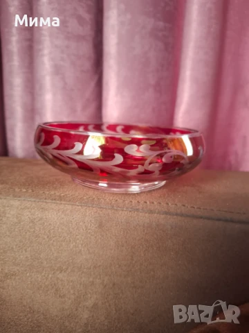 Кристална купа, снимка 5 - Прибори за хранене, готвене и сервиране - 51321343